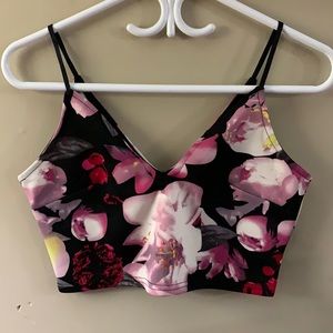 Floral crop top